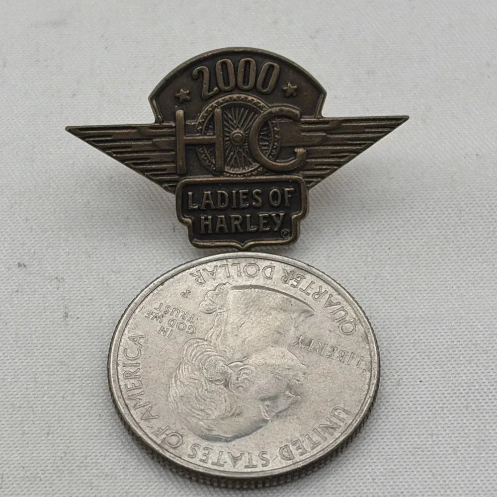 2000 Ladies Of Harley Owners Group Harley Davidson Motorcycles Lapel Hat Pin